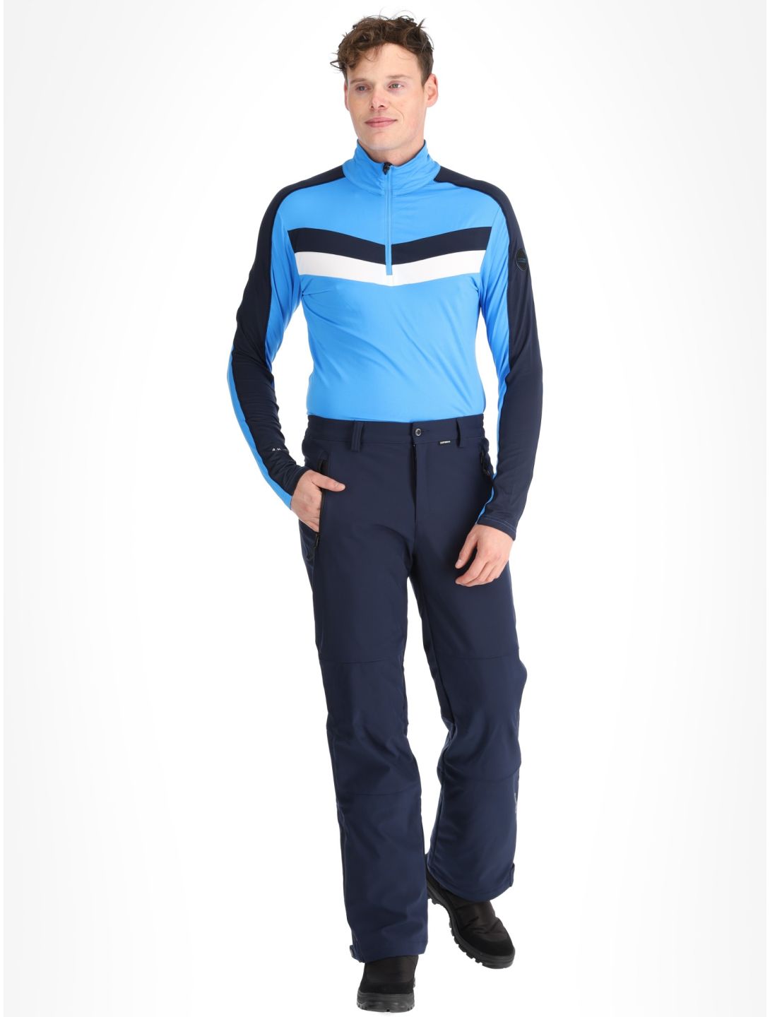 Icepeak, Frankfurt softshell ski pants men Dark Blue blue 