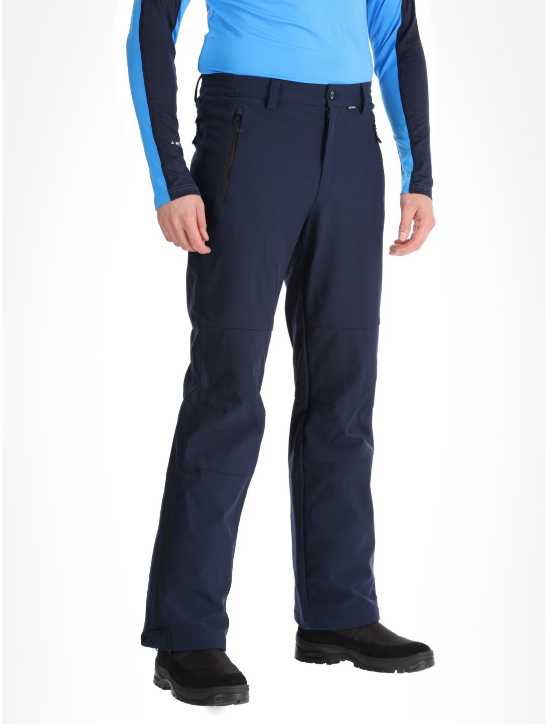 Icepeak, Frankfurt softshell ski pants men Dark Blue blue 