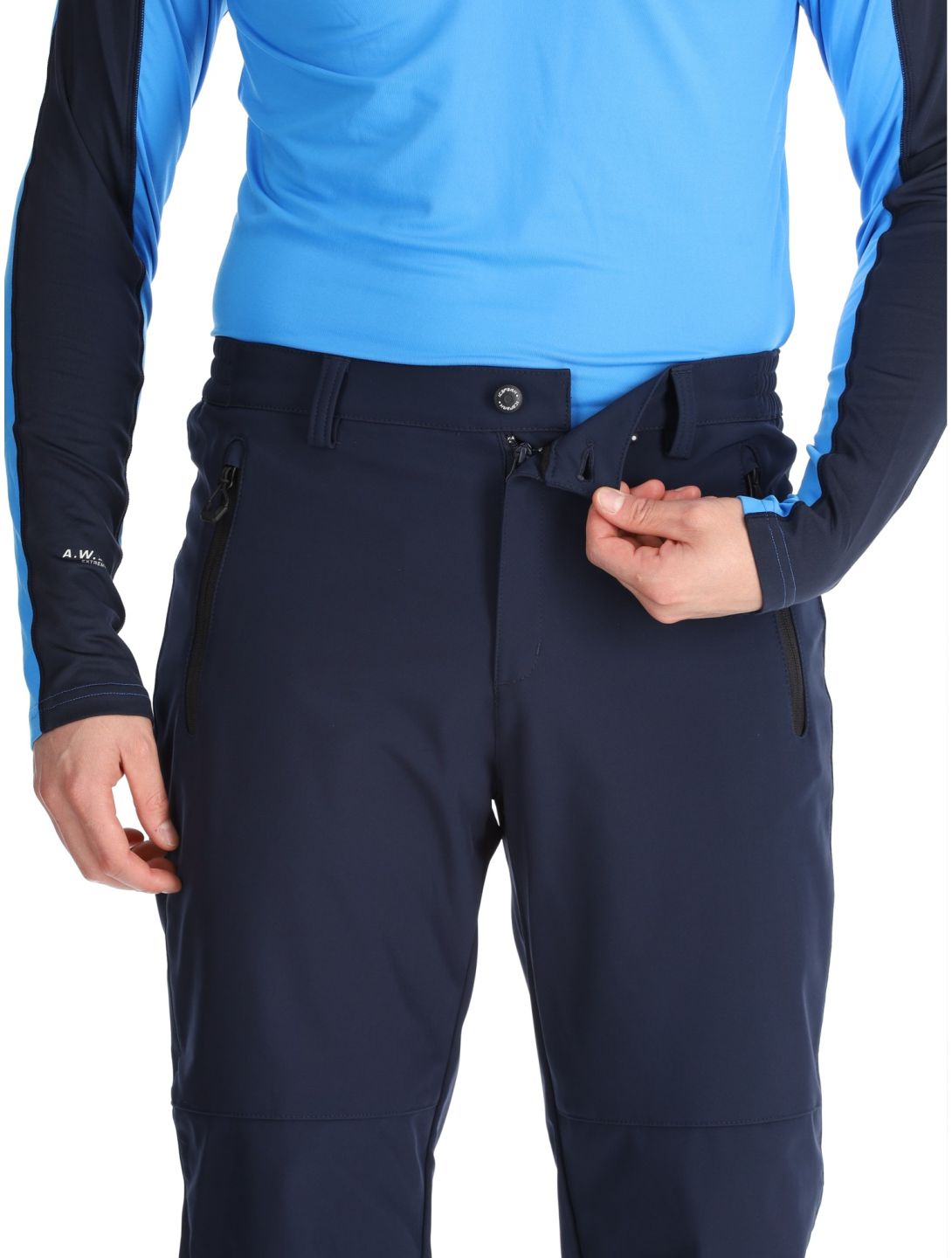 Icepeak, Frankfurt softshell ski pants men Dark Blue blue 