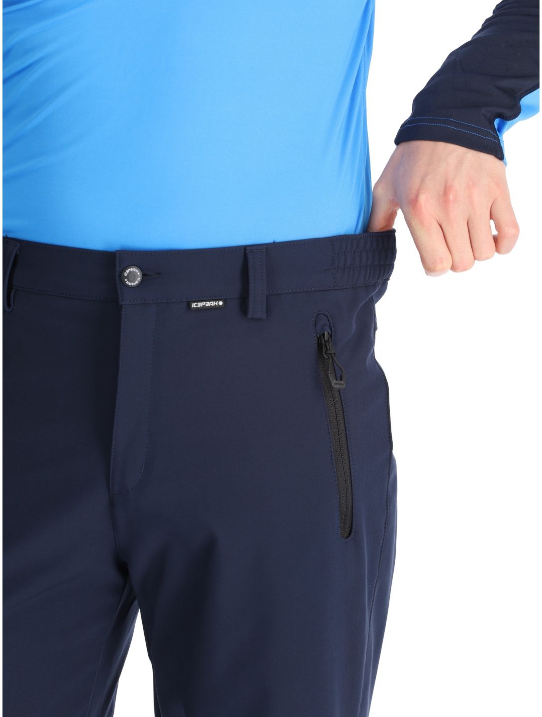 Icepeak, Frankfurt softshell ski pants men Dark Blue blue 