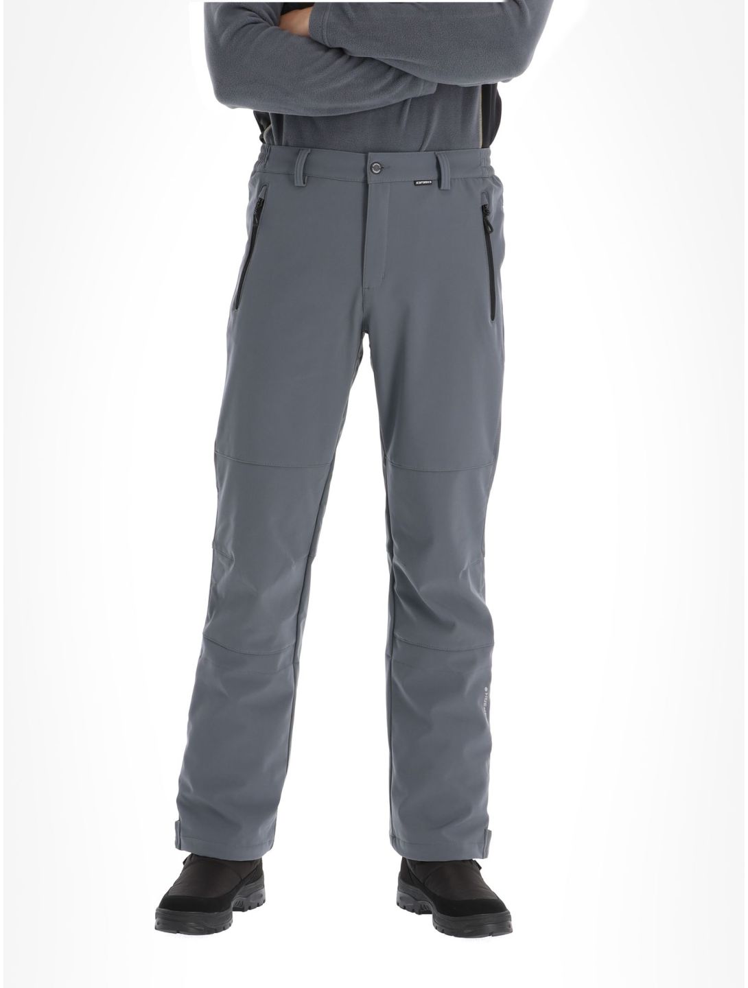 Icepeak, Frankfurt softshell ski pants men Granite grey 