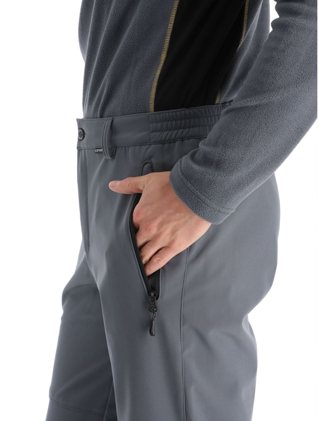 Icepeak, Frankfurt softshell ski pants men Granite grey 