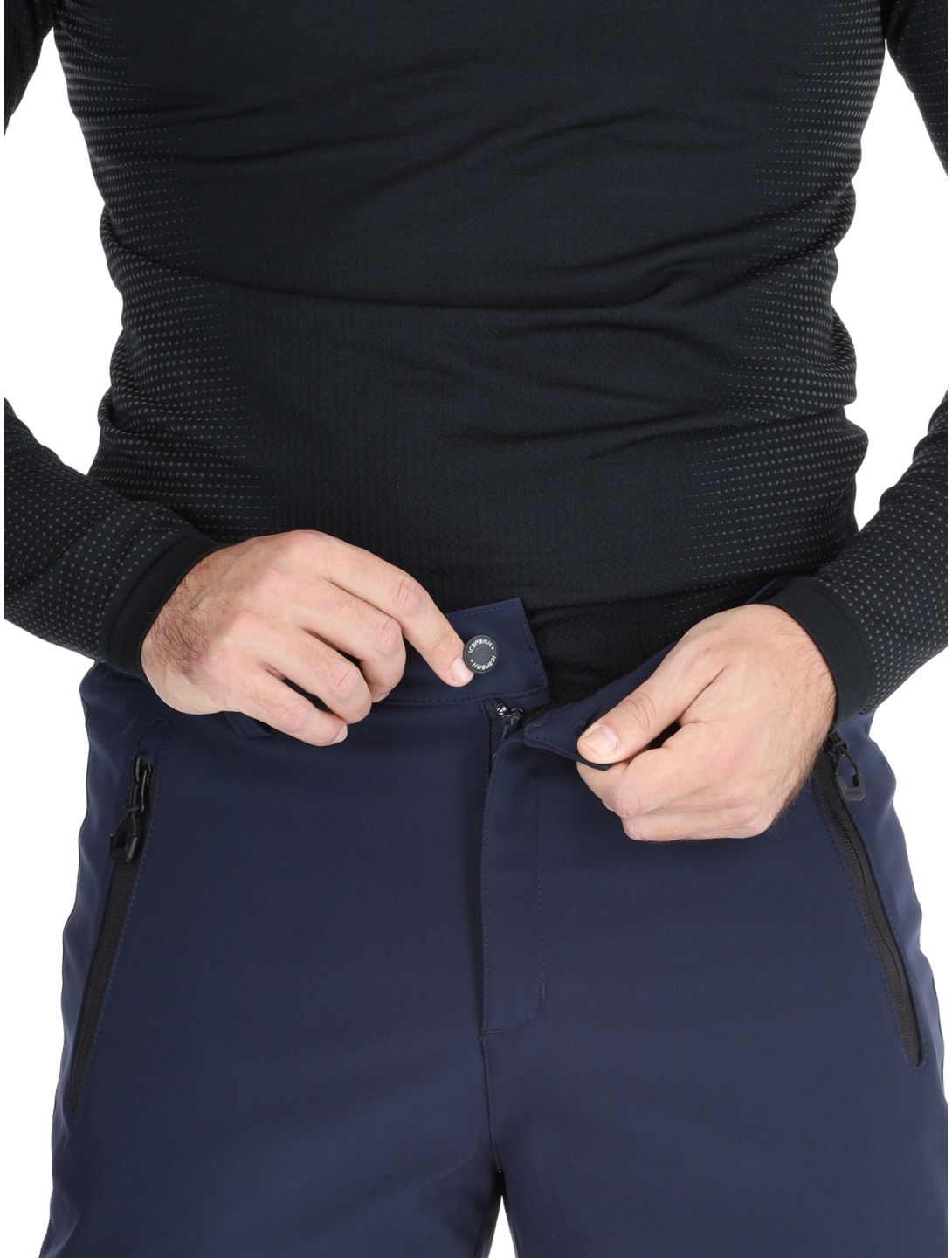 Icepeak, Frankfurt softshell ski pants short model men Dark Blue blue 