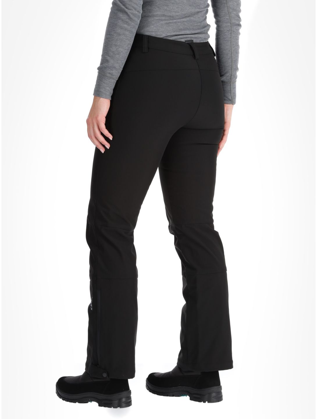 Icepeak, Frechen softshell ski pants women Black black 