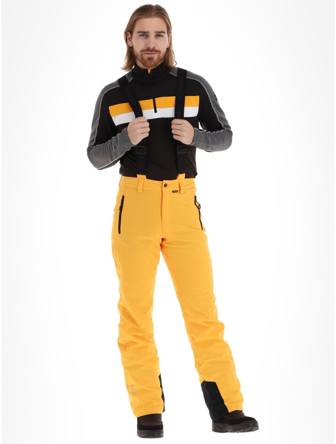 Icepeak, Freiberg ski pants long model men Yellow yellow 