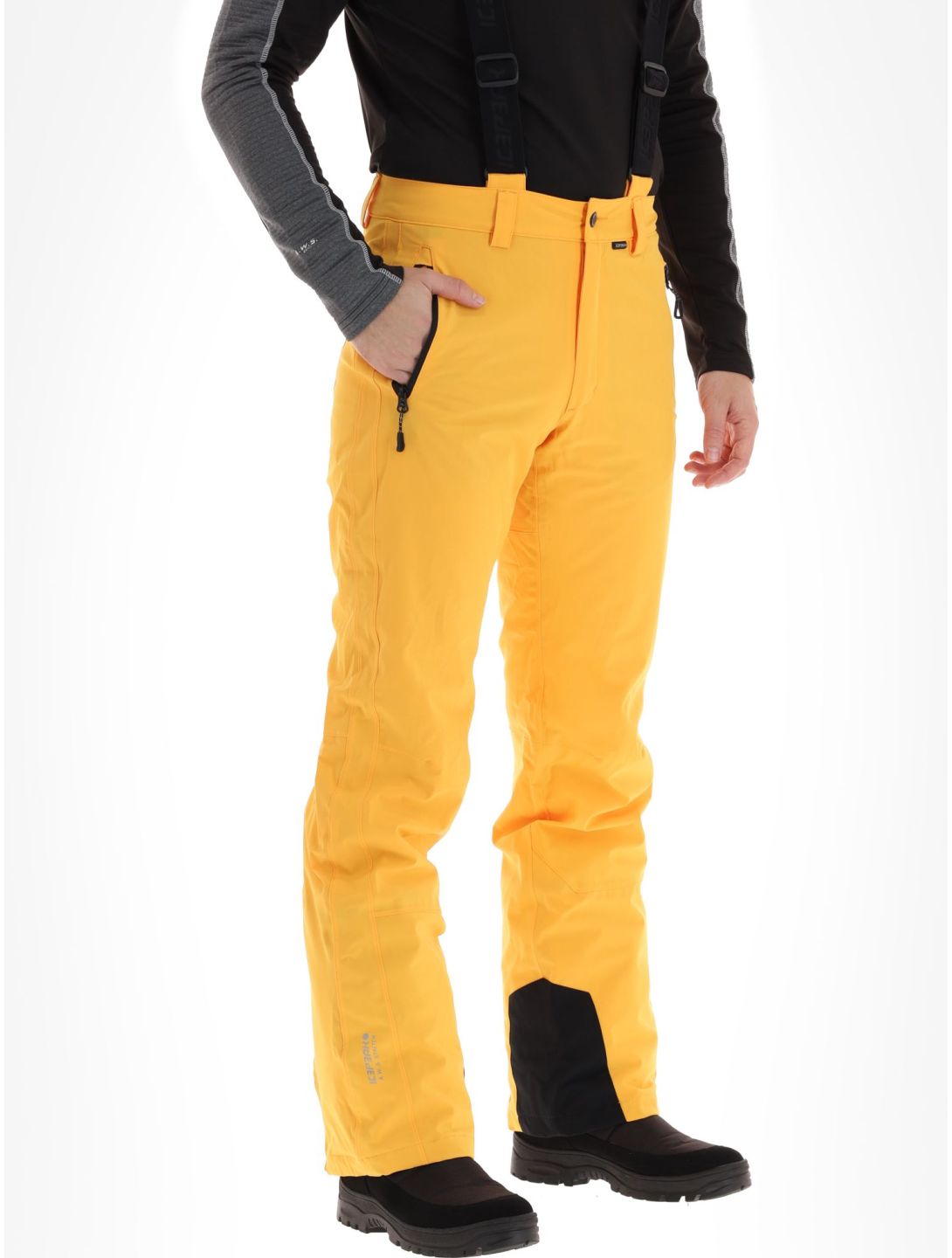 Icepeak, Freiberg ski pants long model men Yellow yellow 