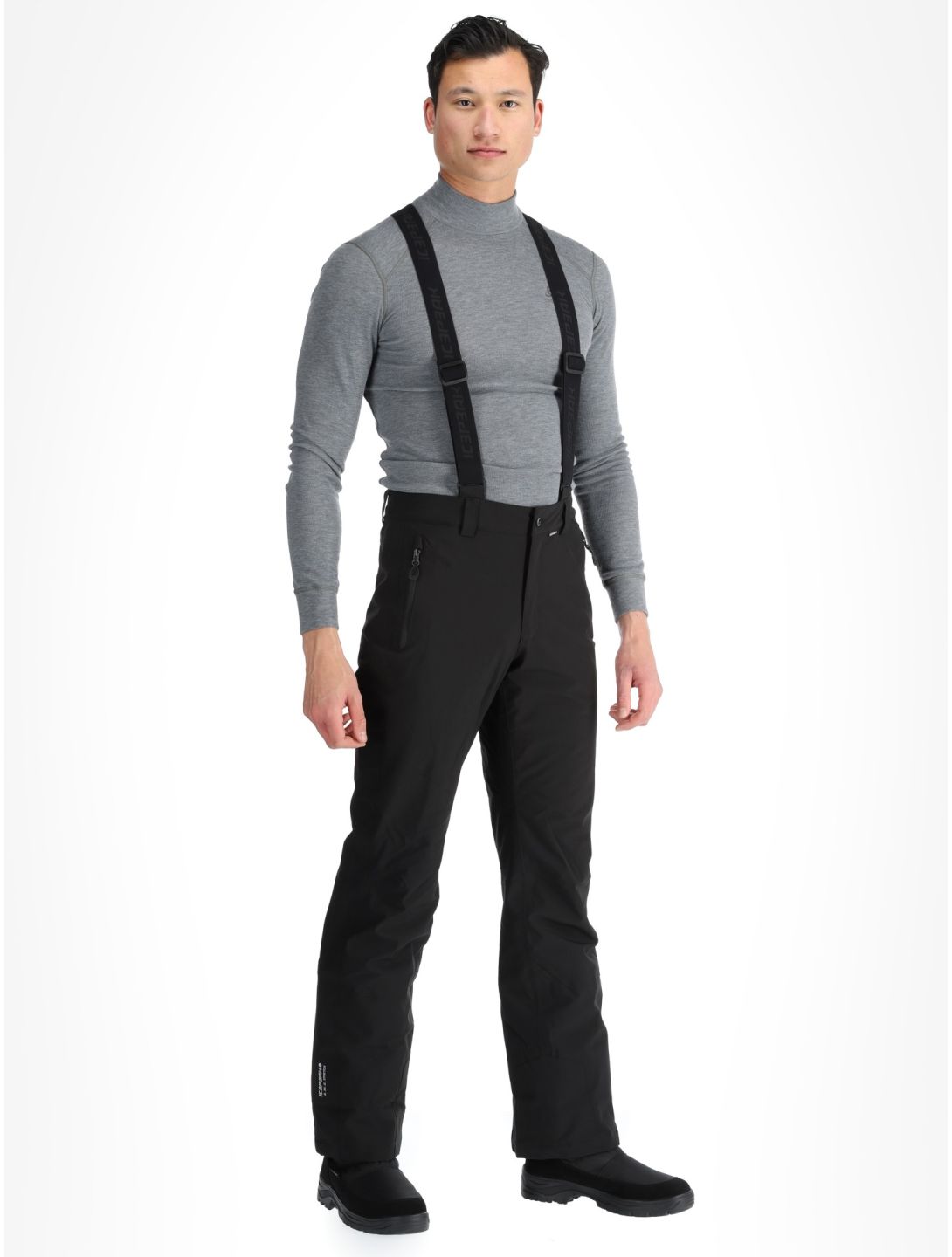 Icepeak, Freiberg ski pants long model men Black black 