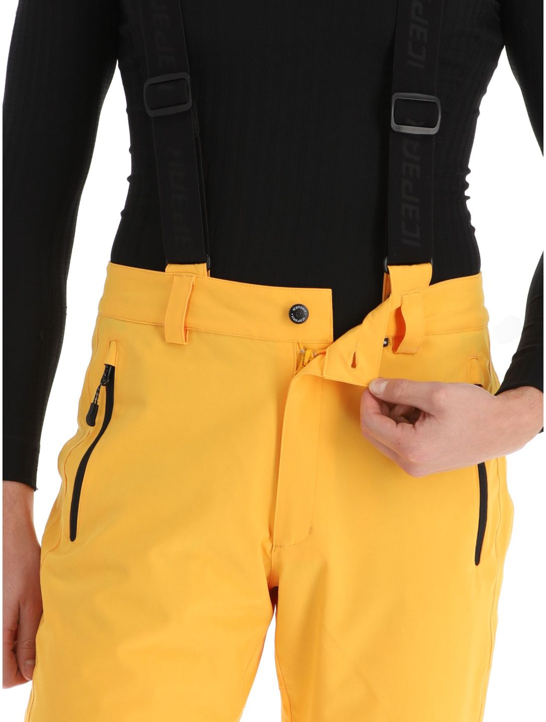 Icepeak, Freiberg ski pants short model men Yellow yellow 