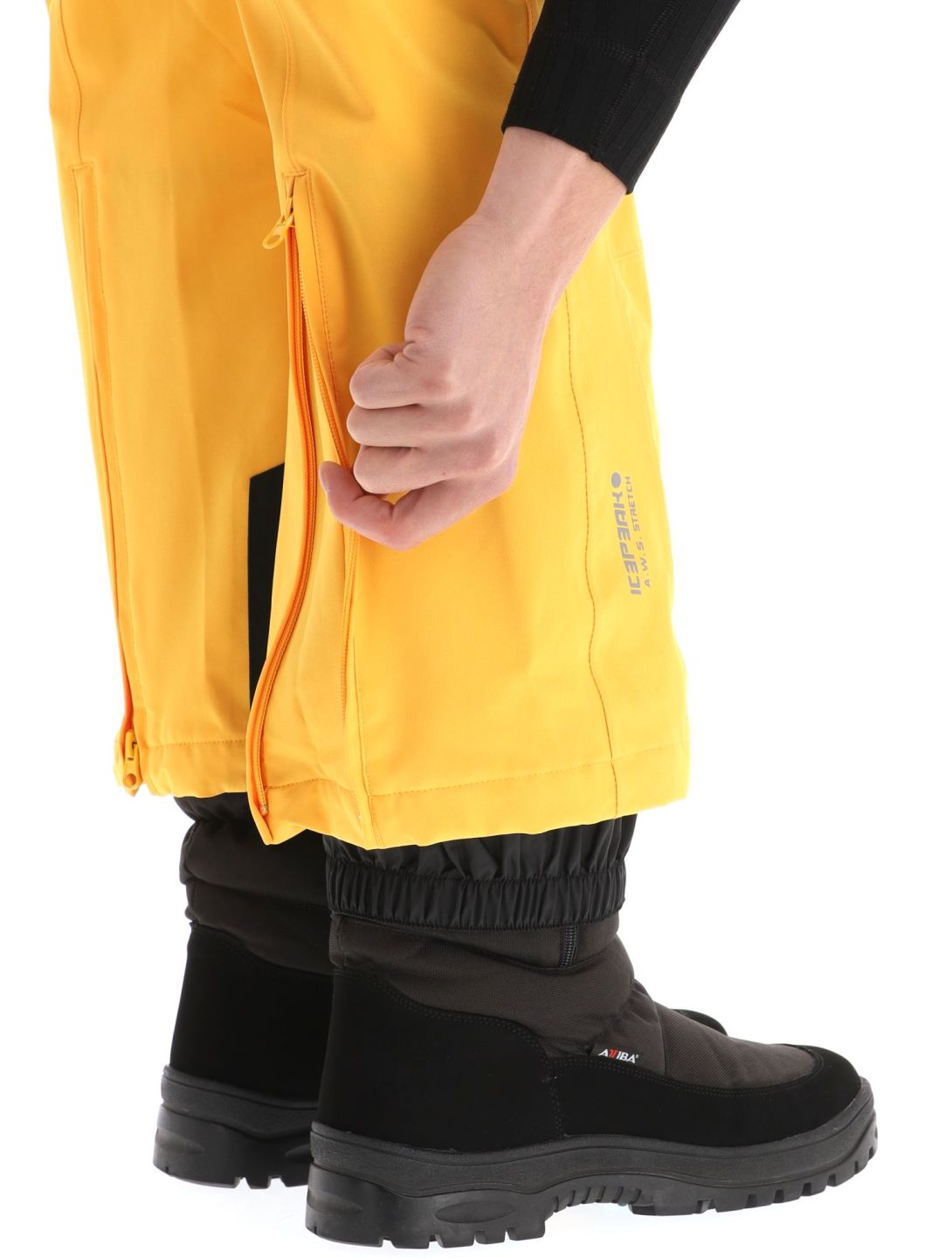 Icepeak, Freiberg ski pants short model men Yellow yellow 