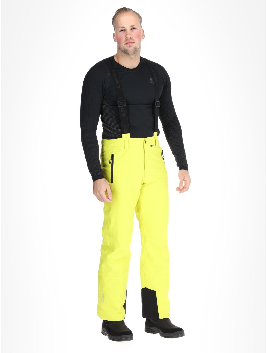 Icepeak, Freiberg ski pants short model men Aloe green 