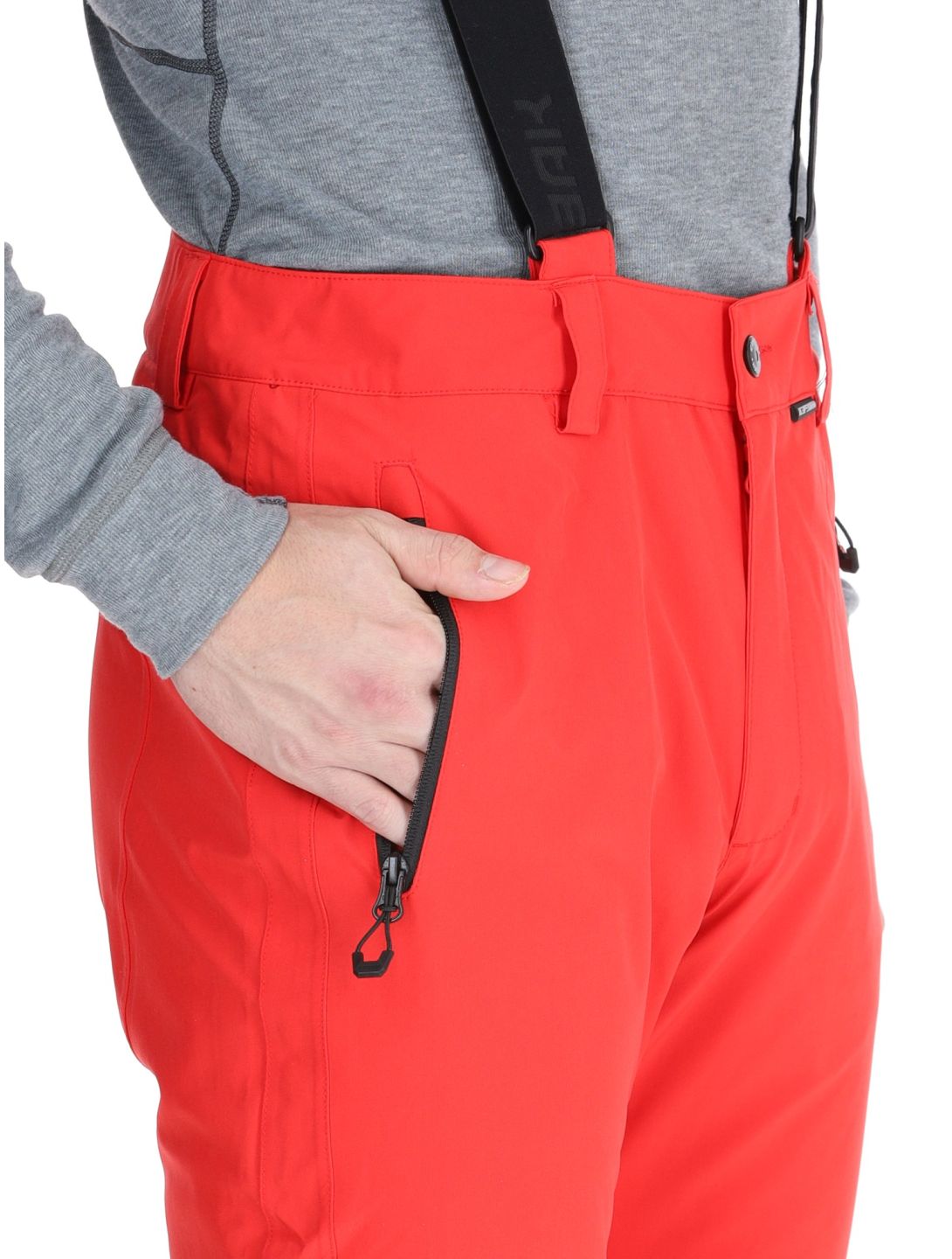 Icepeak, Freiberg ski pants short model men Coral-Red red 