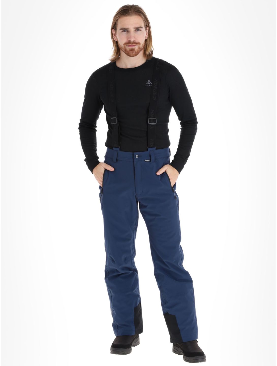 Icepeak, Freiberg ski pants short model men Dark Blue blue 