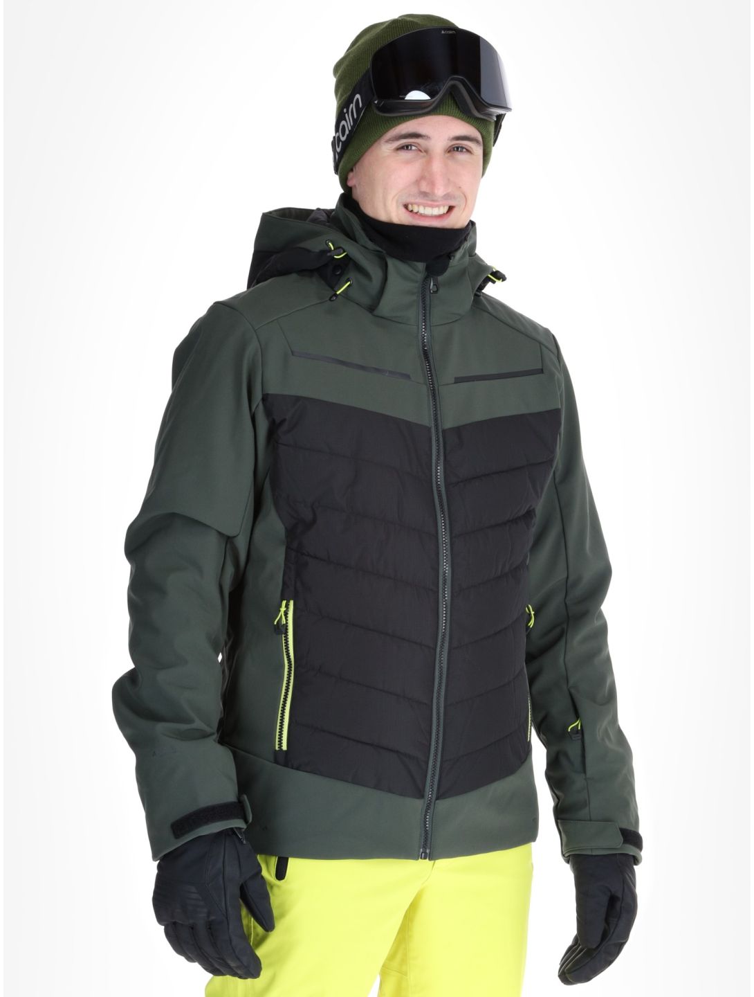 Icepeak, Fremont ski jacket men Dark Olive green 