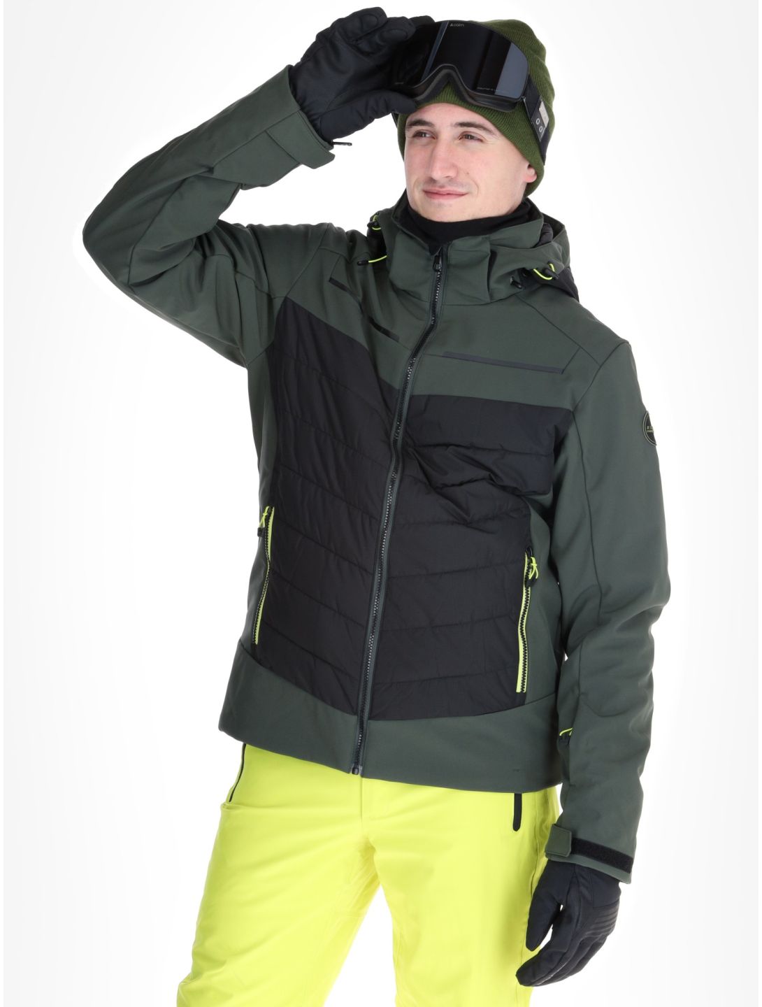 Icepeak, Fremont ski jacket men Dark Olive green 