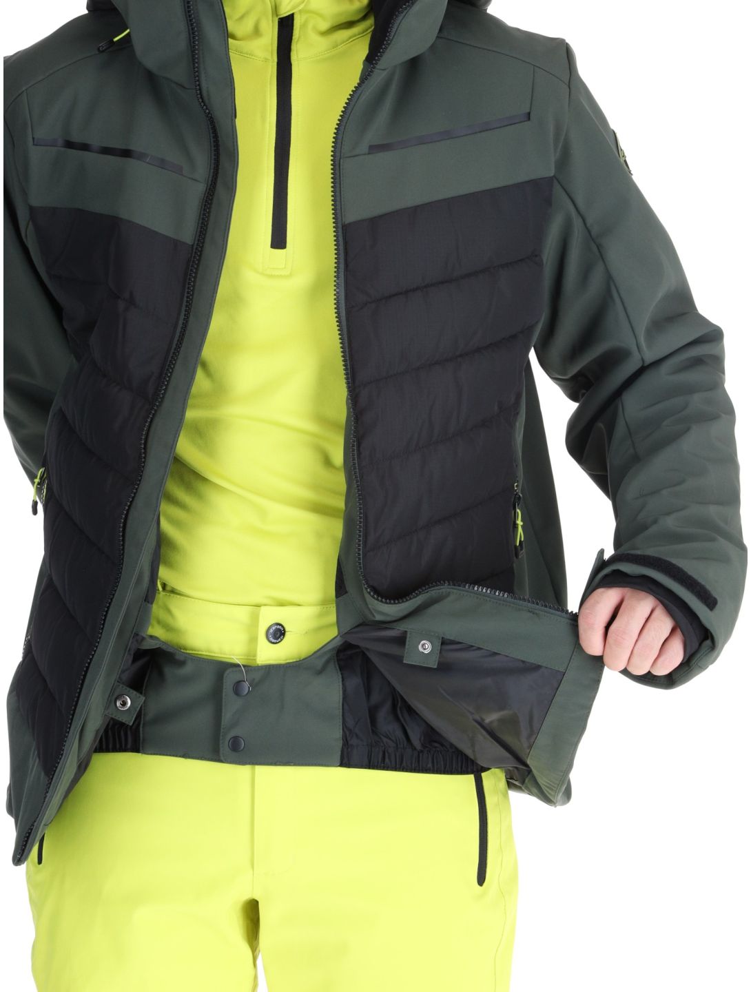 Icepeak, Fremont ski jacket men Dark Olive green 