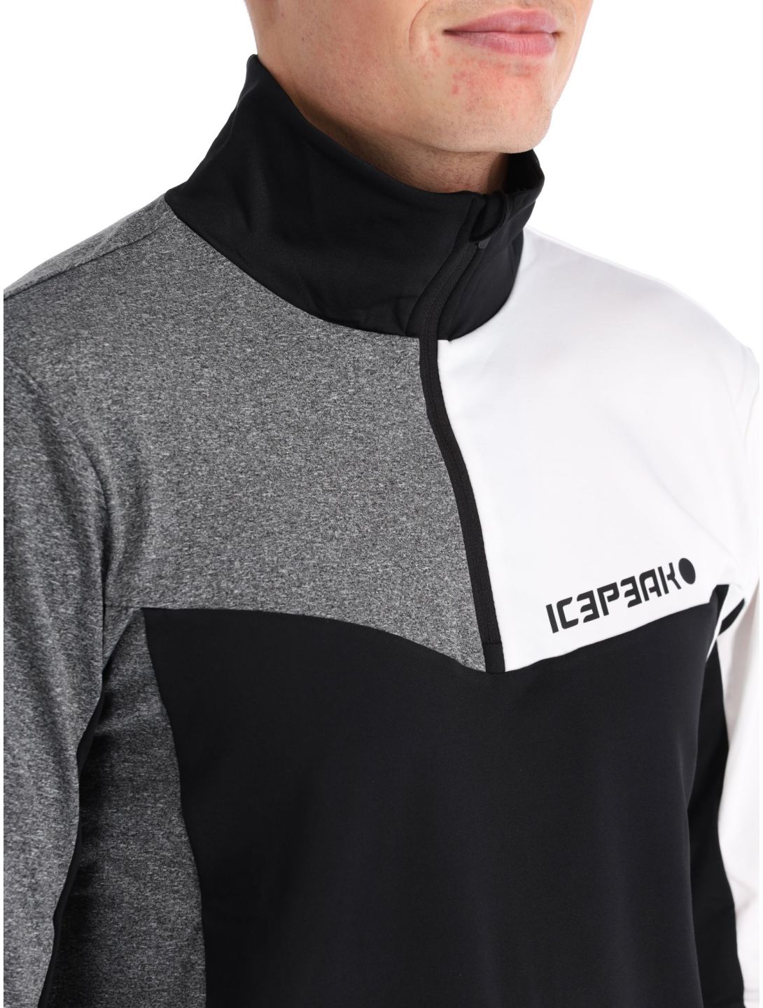 Icepeak, Fresno pullover men Black black, grey, white 