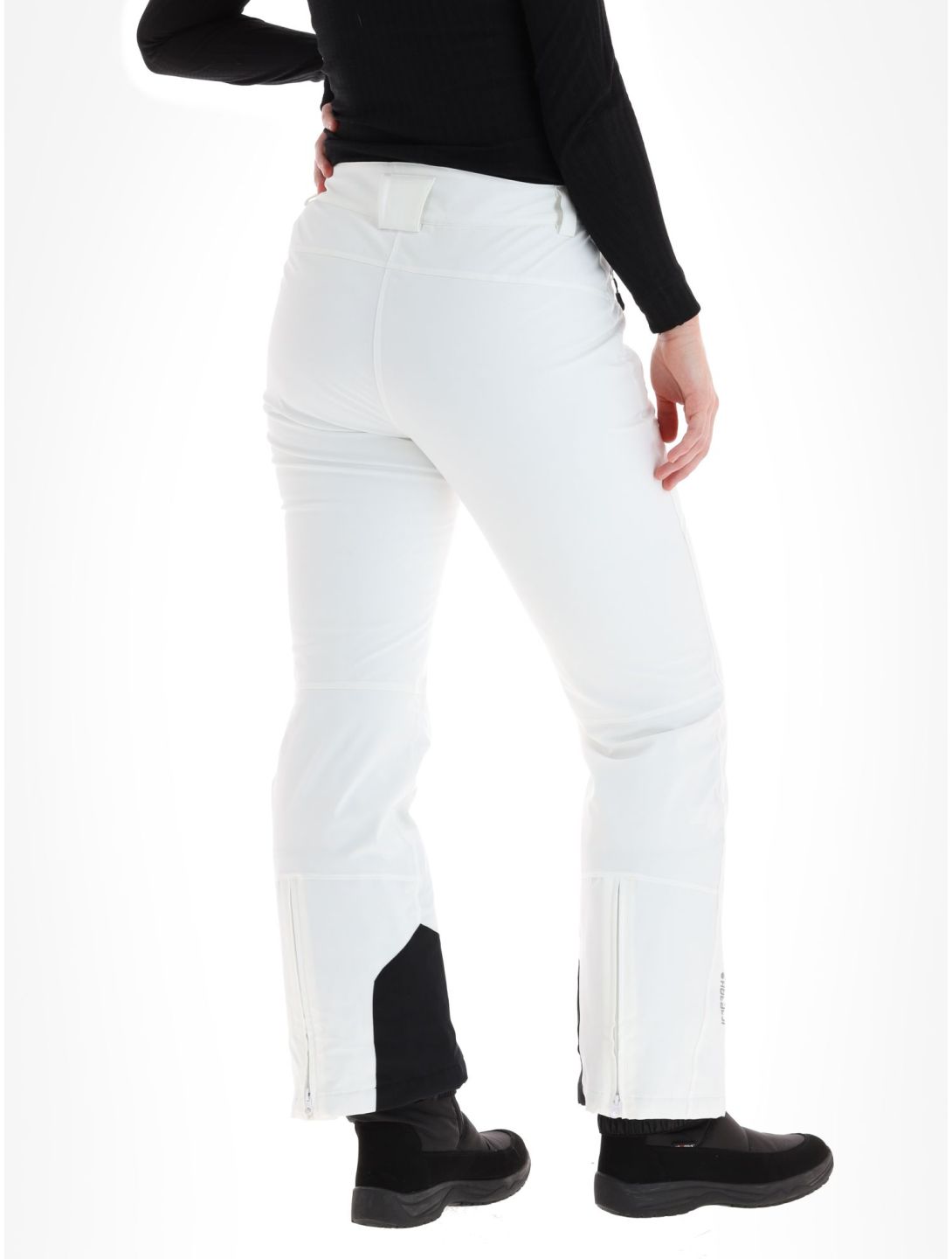 Icepeak, Freyung ski pants short model women Optic White white 