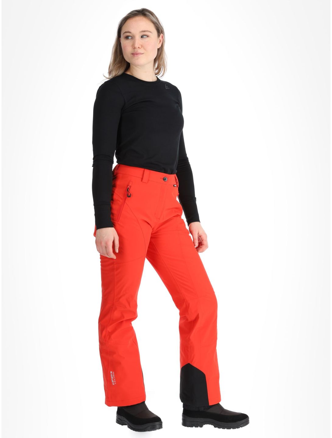 Icepeak, Freyung ski pants short model women Coral-Red red 