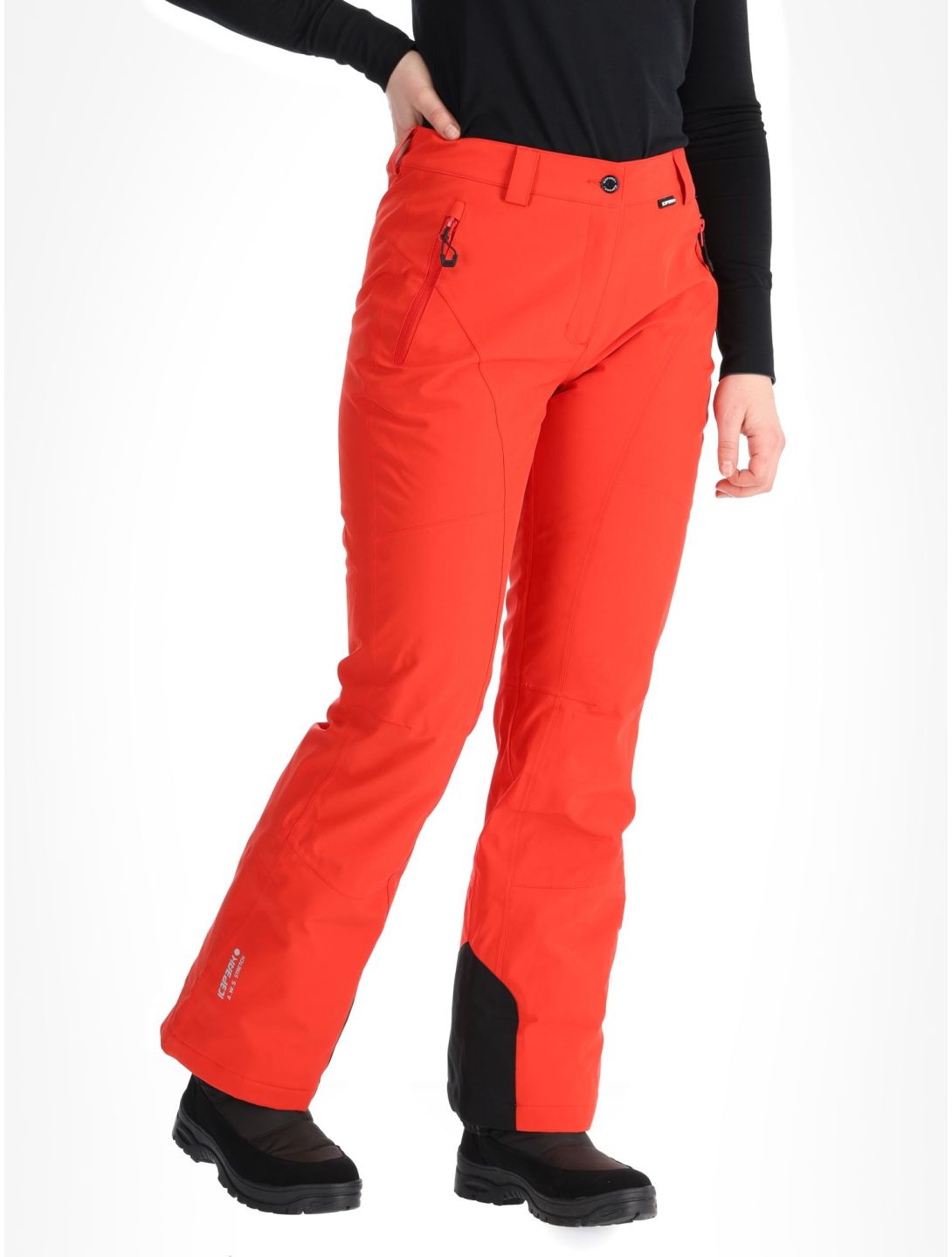 Icepeak, Freyung ski pants short model women Coral-Red red 