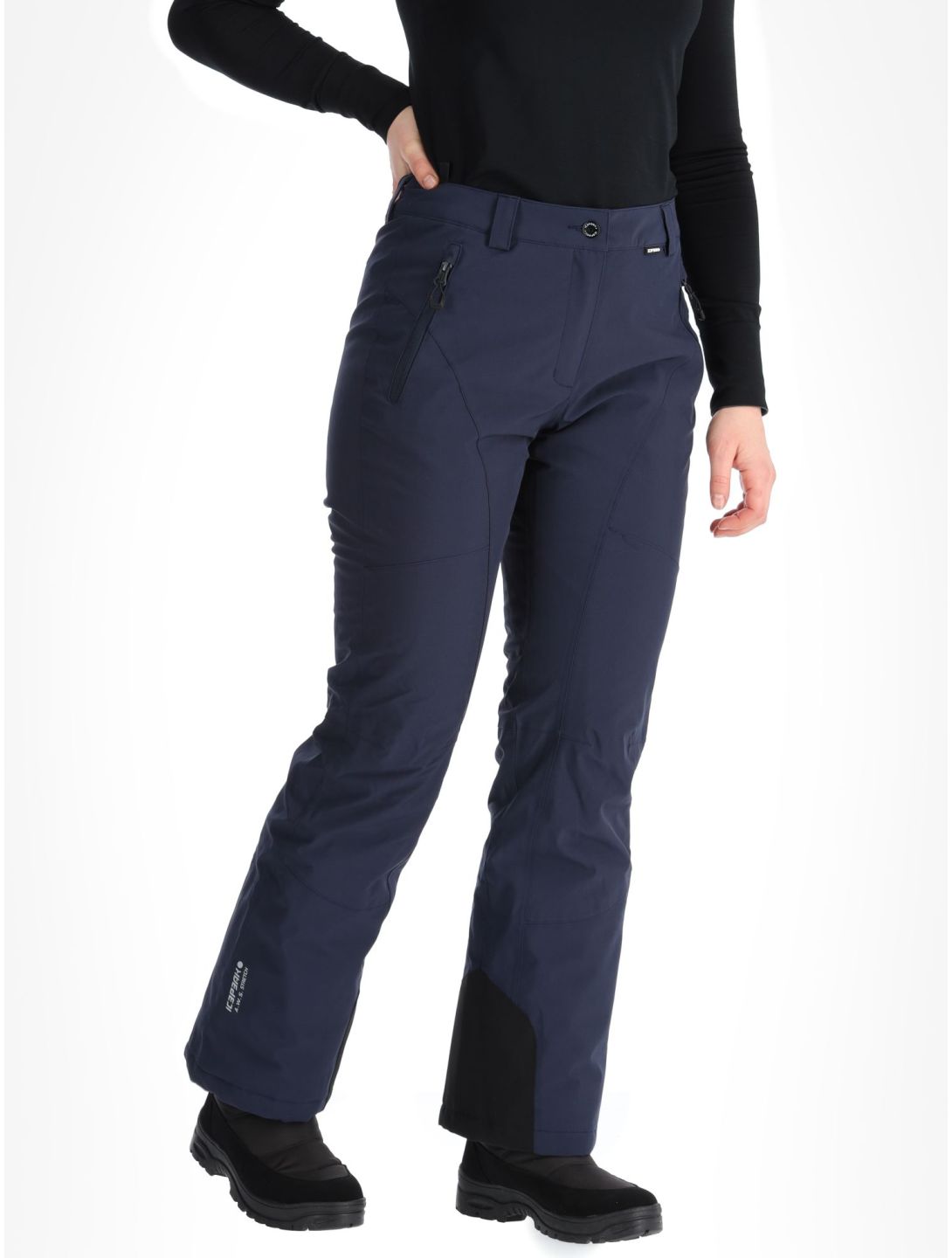 Icepeak, Freyung ski pants short model women Dark Blue blue 