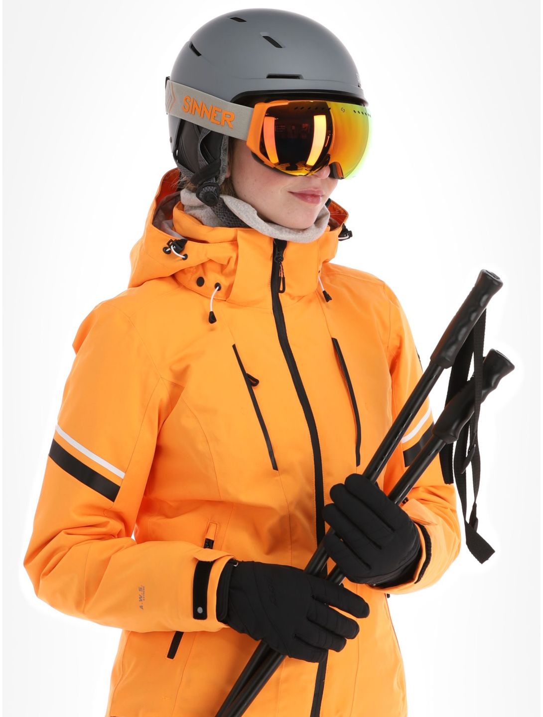 Icepeak, Friona ski jacket women Abricot orange 