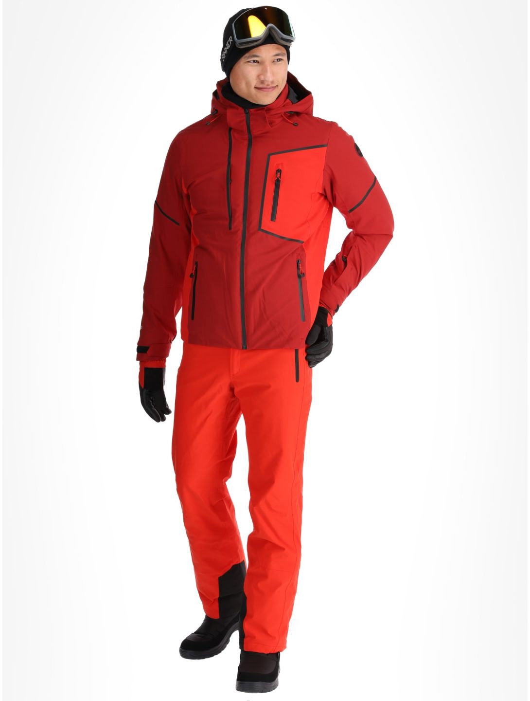 Icepeak, Frisco ski jacket men Cranberry red 