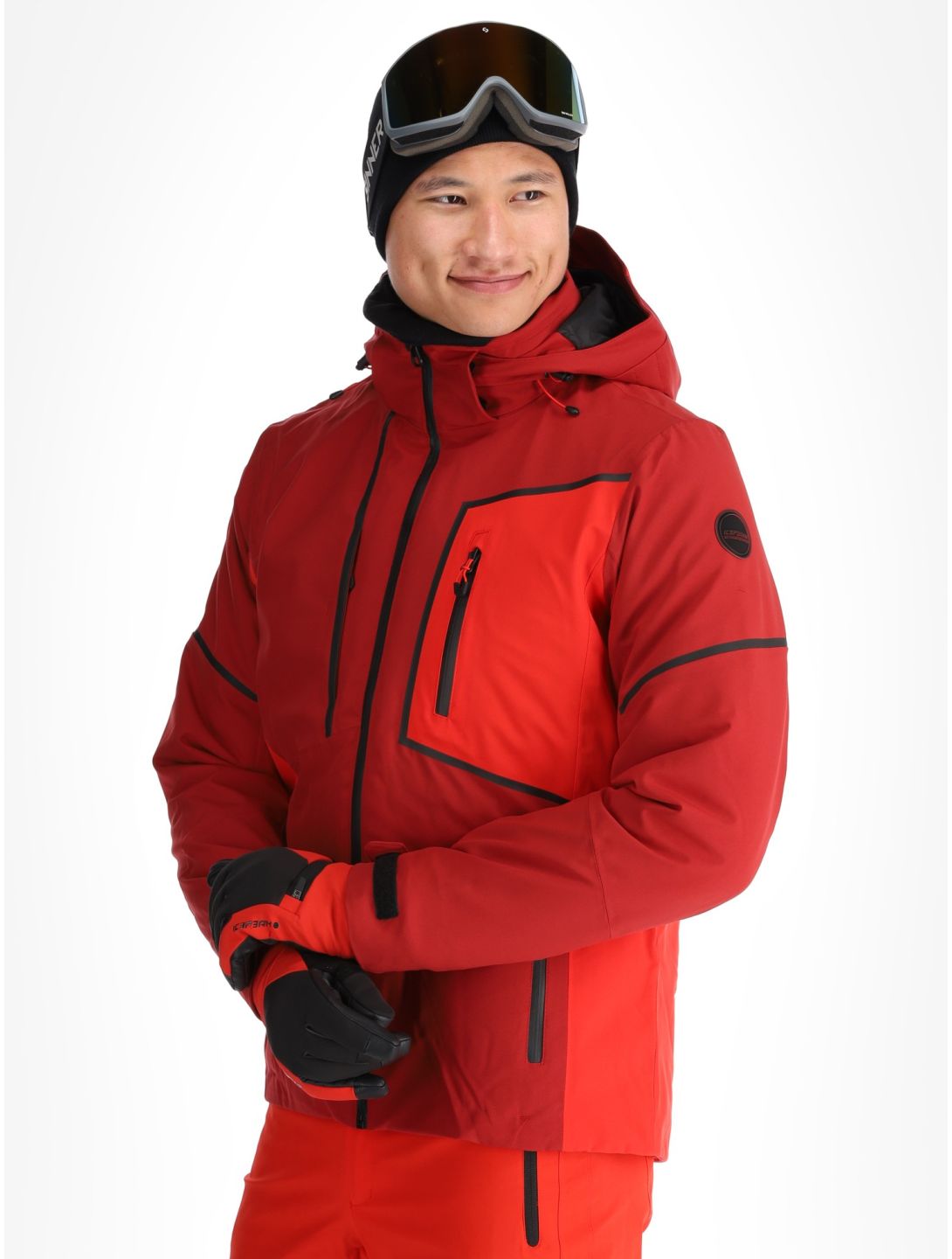 Icepeak, Frisco ski jacket men Cranberry red 