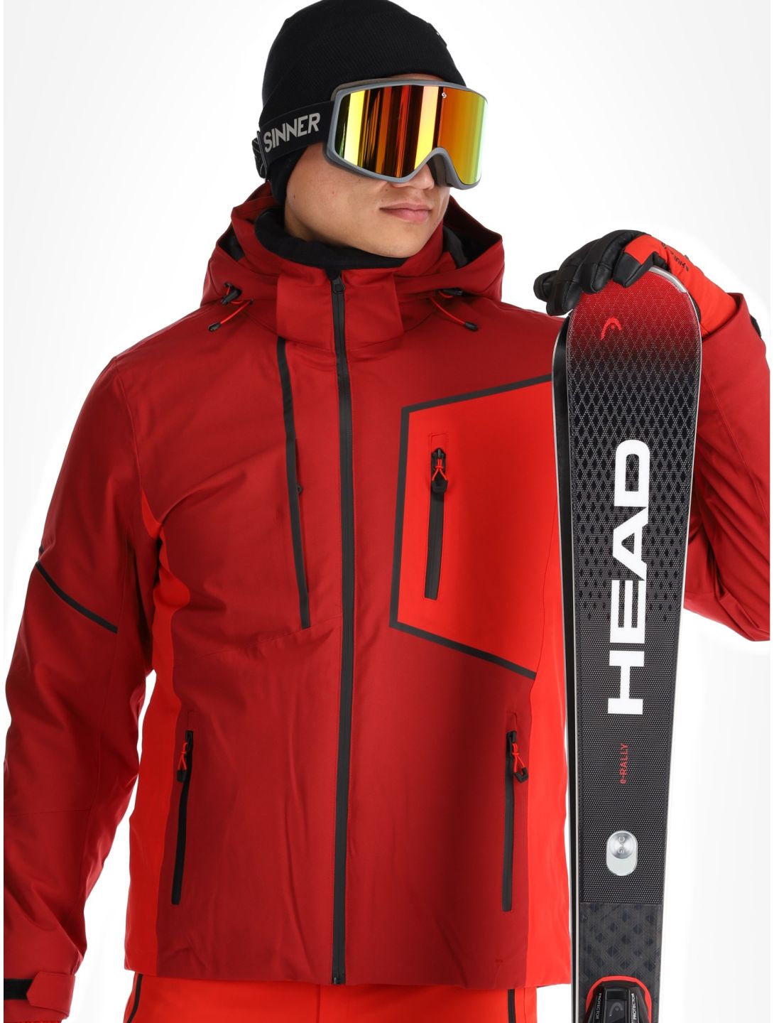 Icepeak, Frisco ski jacket men Cranberry red 