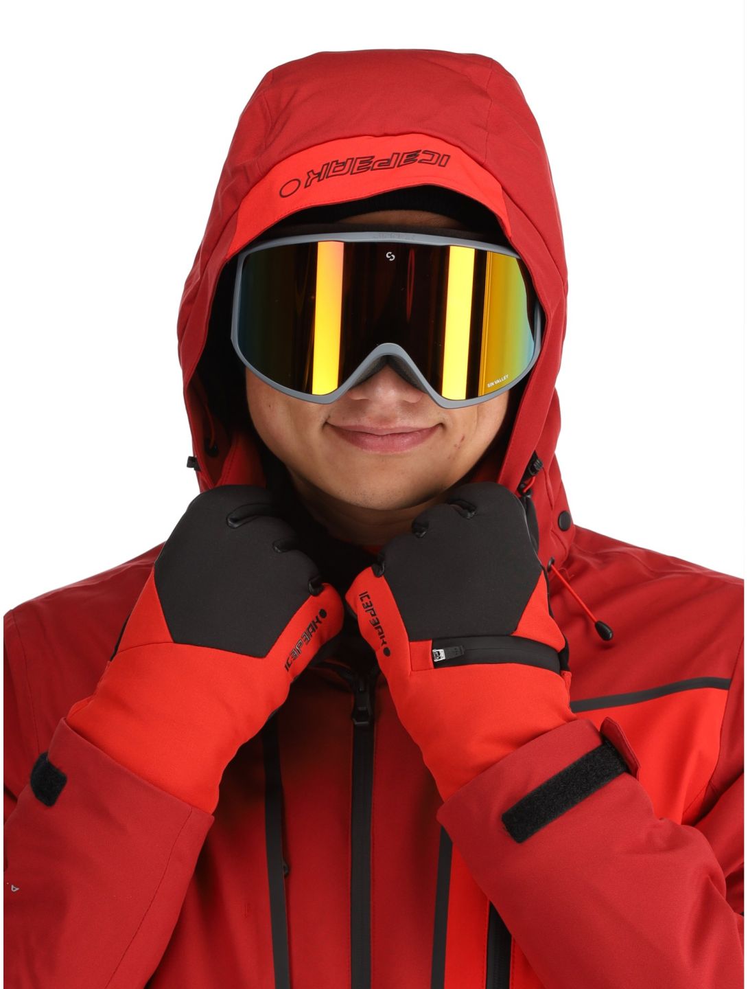 Icepeak, Frisco ski jacket men Cranberry red 