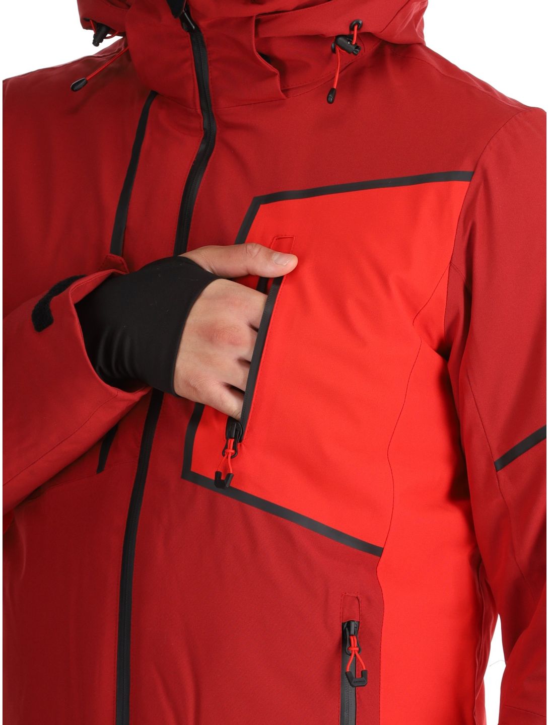 Icepeak, Frisco ski jacket men Cranberry red 