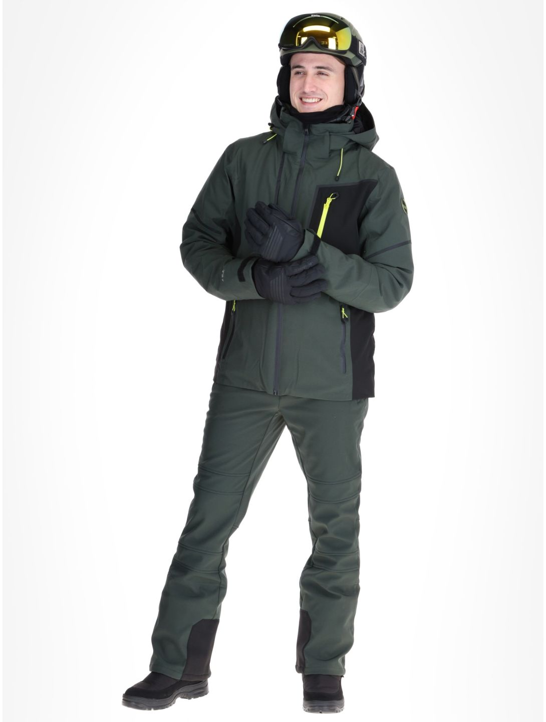 Icepeak, Frisco ski jacket men Dark Olive green 