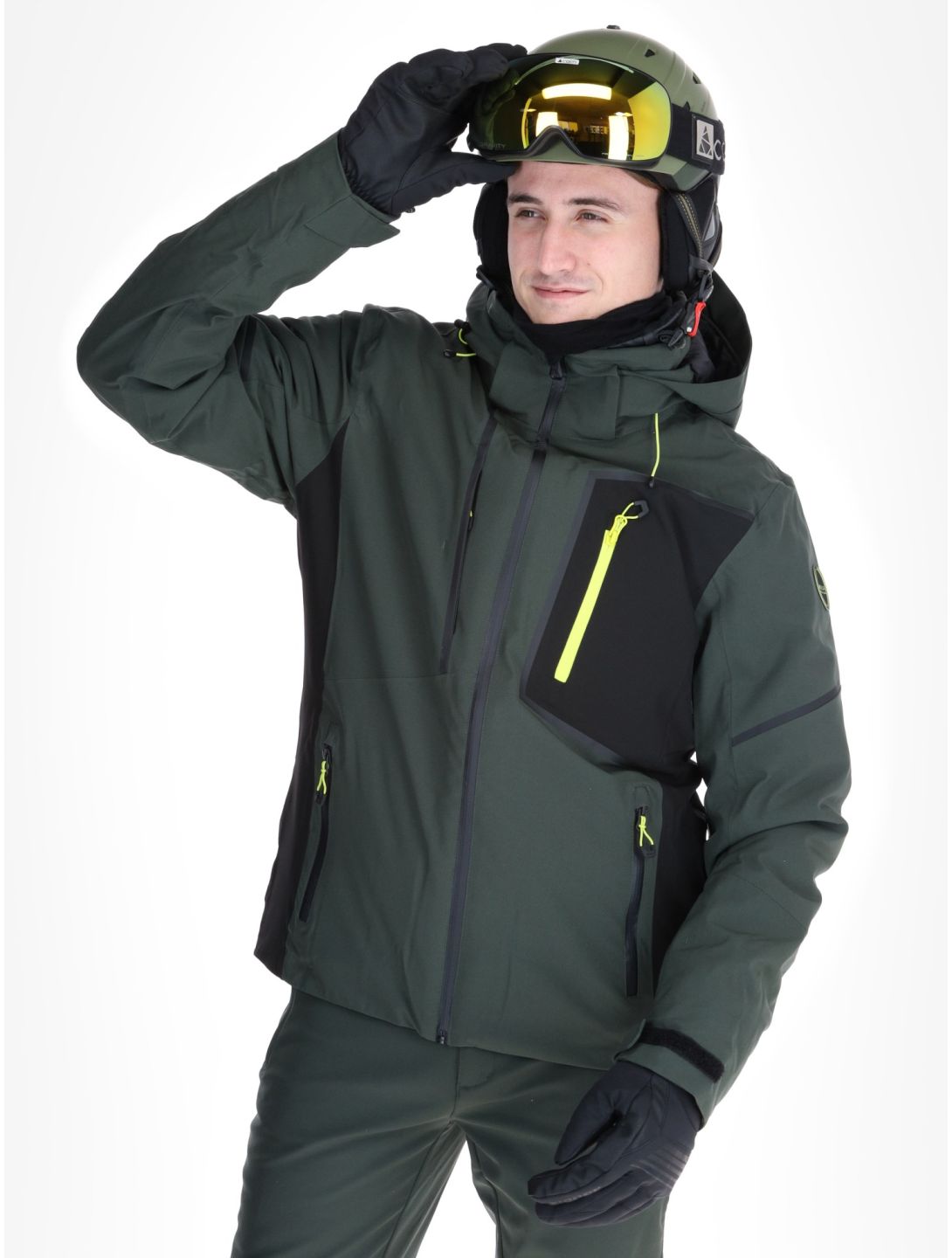 Icepeak, Frisco ski jacket men Dark Olive green 