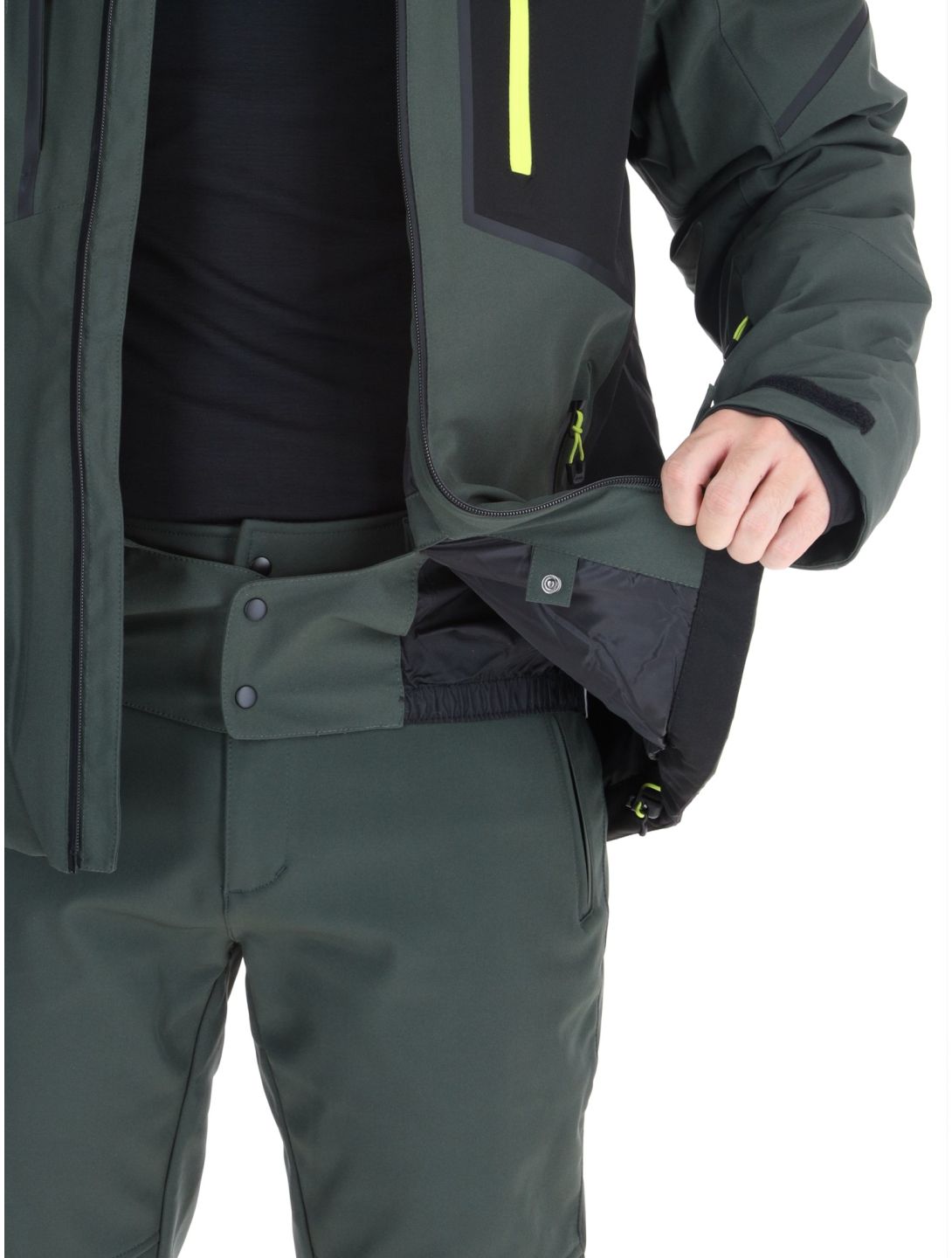 Icepeak, Frisco ski jacket men Dark Olive green 