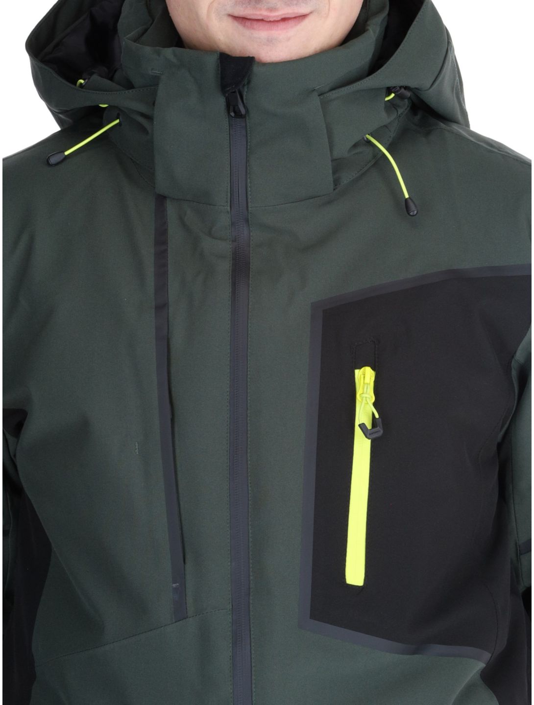 Icepeak, Frisco ski jacket men Dark Olive green 