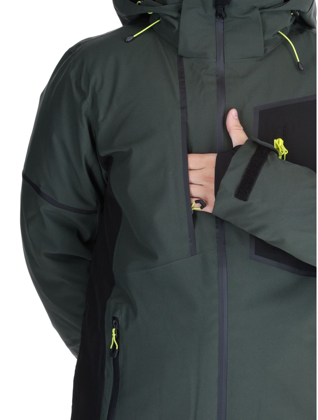 Icepeak, Frisco ski jacket men Dark Olive green 