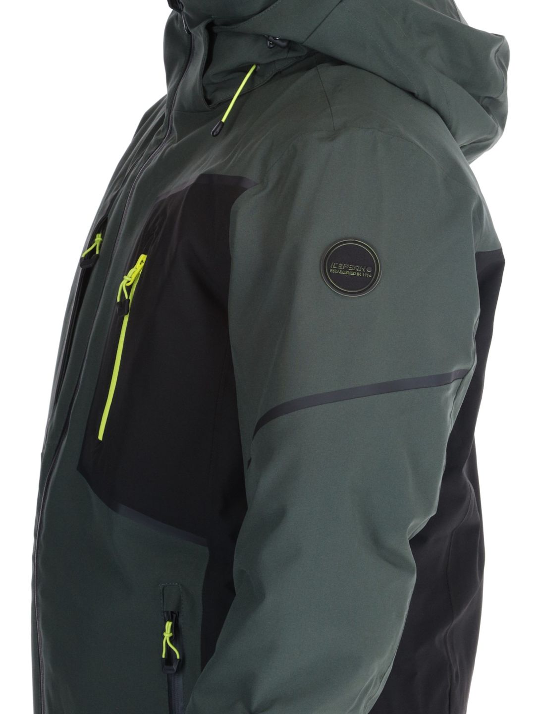 Icepeak, Frisco ski jacket men Dark Olive green 