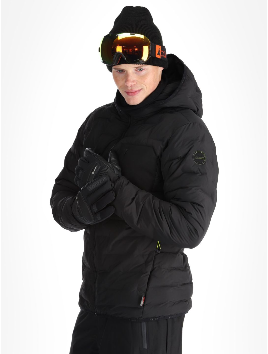 Icepeak, Frontier ski jacket men Black black 