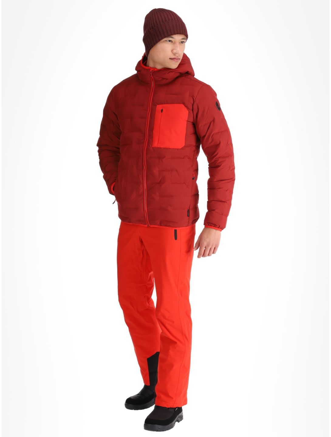 Icepeak, Frontier ski jacket men Cranberry red 