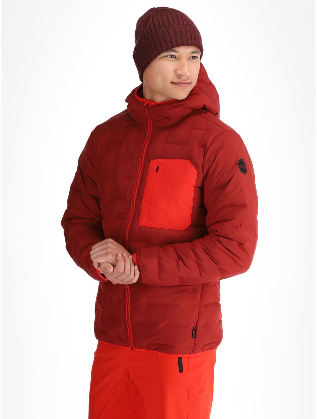 Icepeak, Frontier ski jacket men Cranberry red 