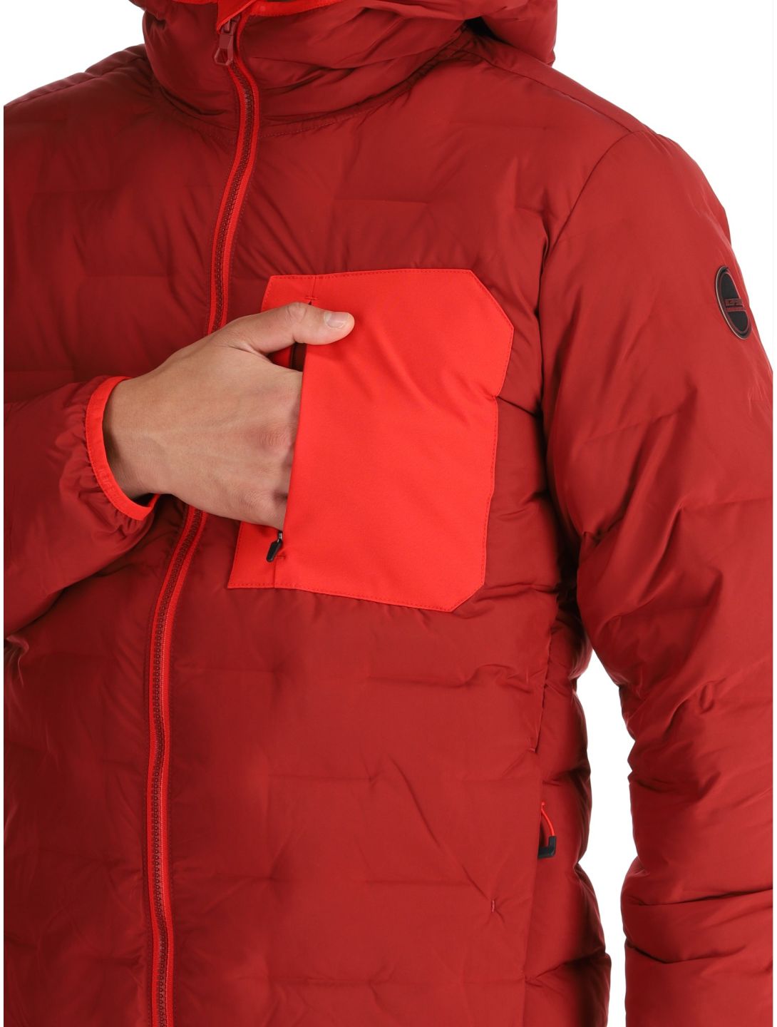 Icepeak, Frontier ski jacket men Cranberry red 