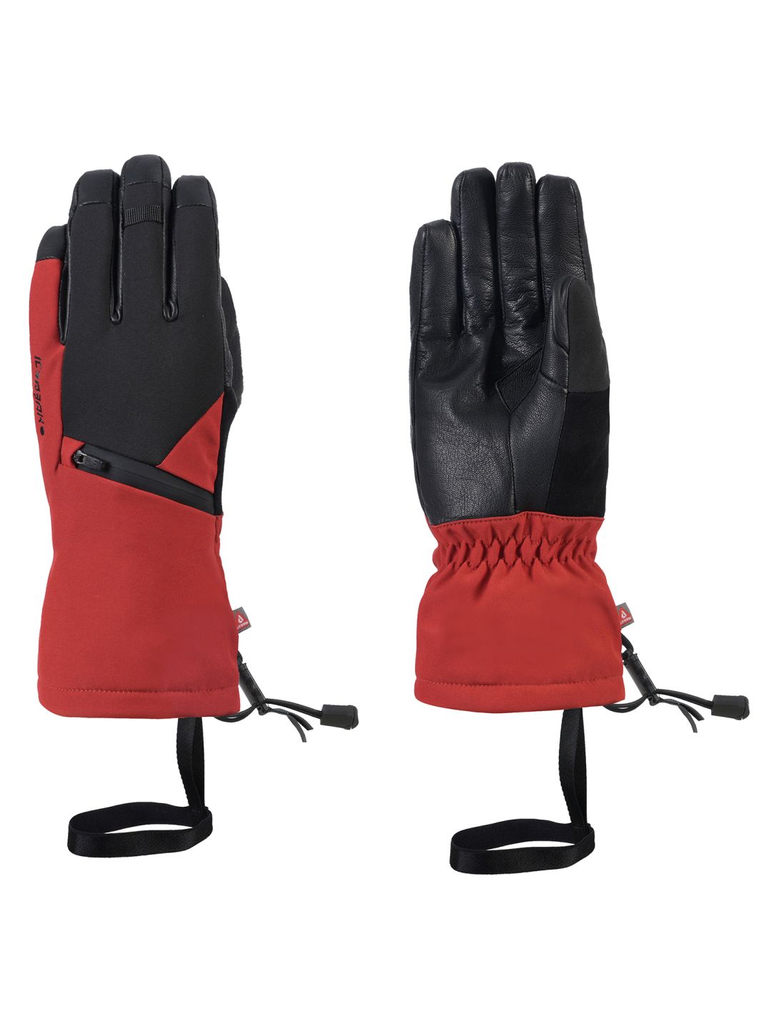 Icepeak, Harwinton ski gloves unisex Cranberry red 