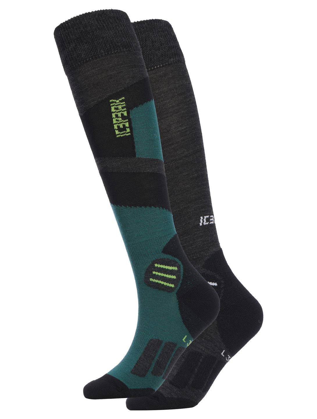 Icepeak, Itasca ski socks unisex Antique Green green 