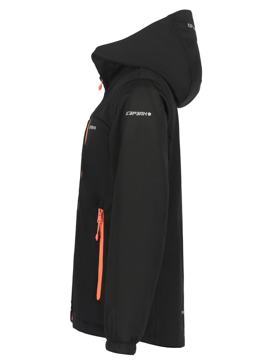 Icepeak, Kleve JR softshell ski jacket kids Black black 