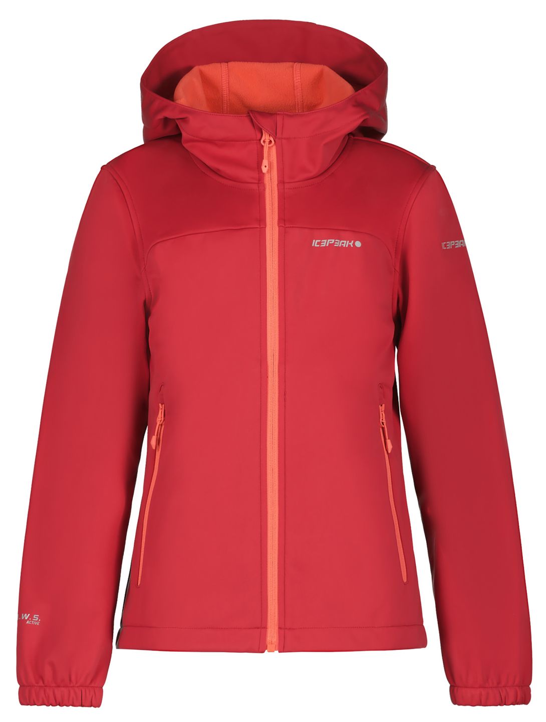 Icepeak, Kleve JR softshell ski jacket kids Cranberry red 