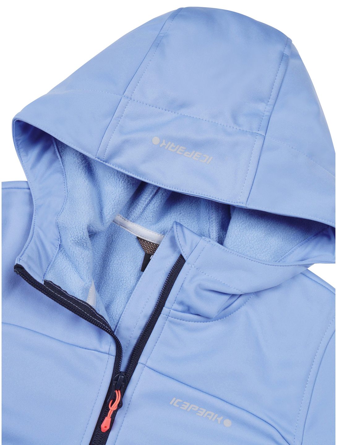 Icepeak, Kleve JR softshell ski jacket kids Light Blue blue 