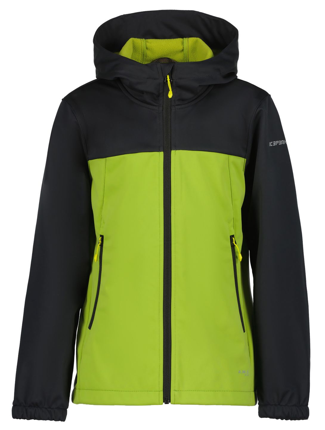 Icepeak, Kline JR softshell ski jacket kids Asparagus green 