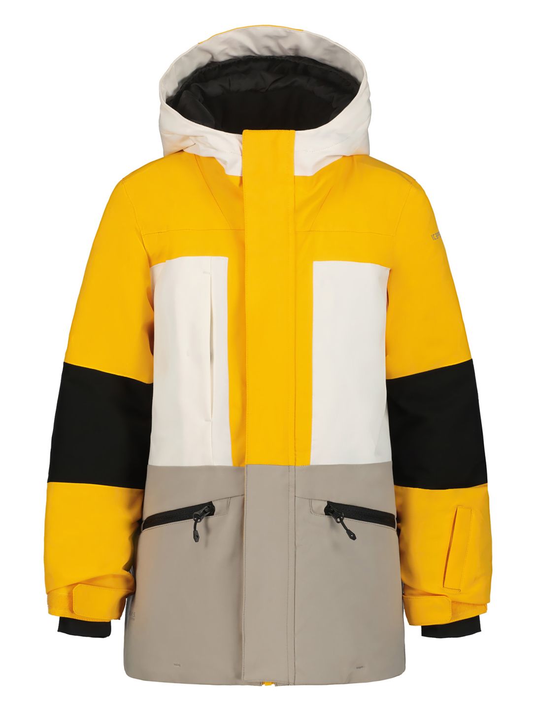 Icepeak, Lamar Jr ski jacket kids Yellow grey, yellow 