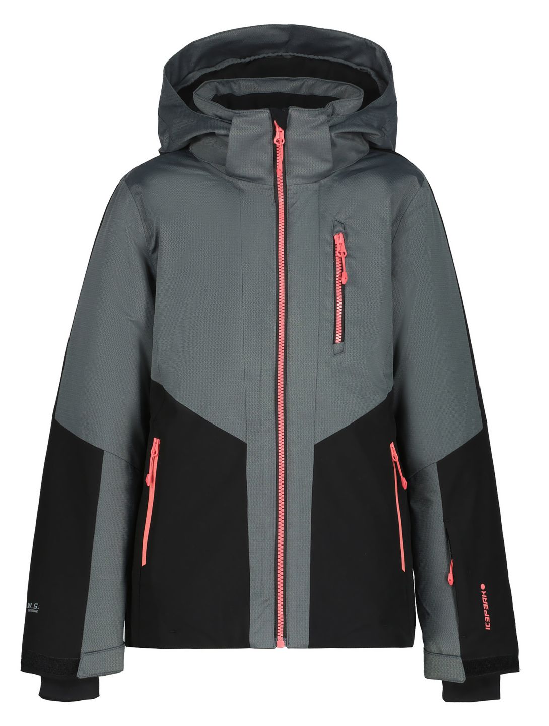 Icepeak, Lanett JR ski jacket kids Black black 