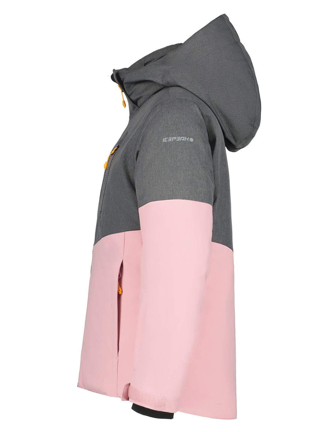 Icepeak, Lanett Jr ski jacket kids Lavender grey, pink 