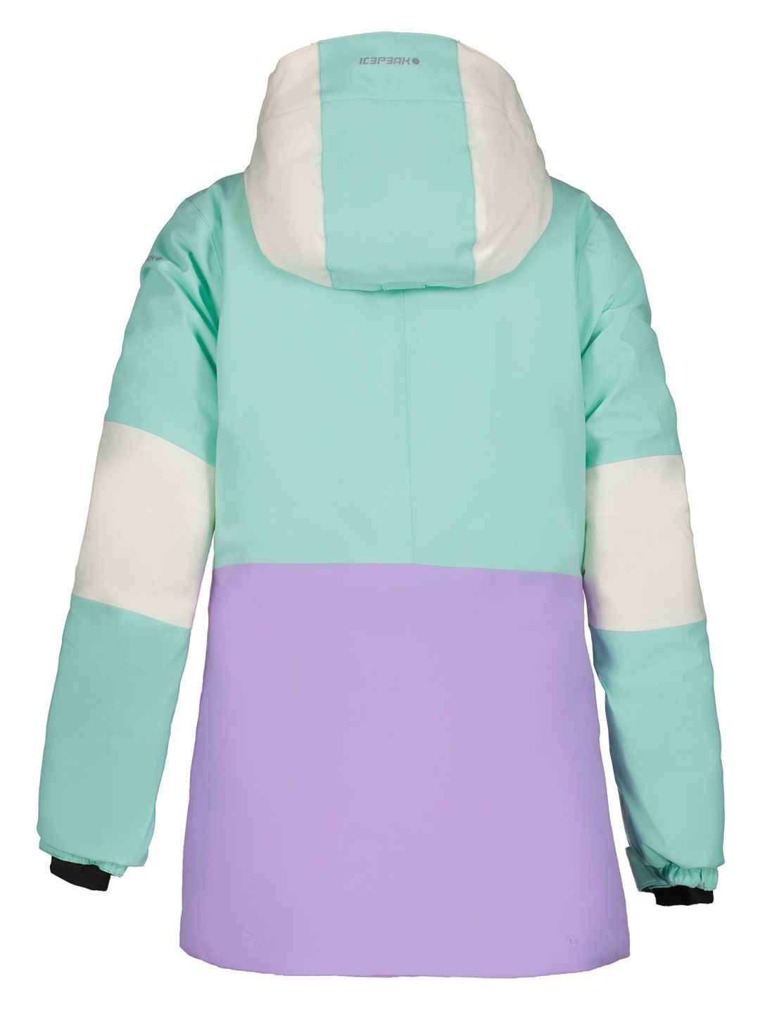 Icepeak, Leoti Jr ski jacket kids Light Green green, purple, white 